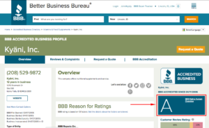What To Look For In A BBB Listing